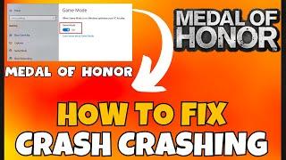 How to Fix Medal of Honor Crashing Issue   (2023) 100% Working Method