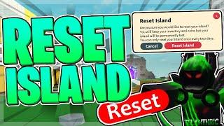 How to RESET Your Island in Roblox Islands