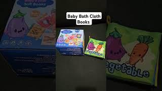 Honey Baby Bath Cloth Books #toyreview #toys #kidtoyreview #kidslife #toddlersmom