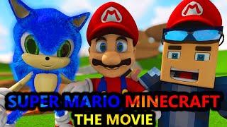 The Super Mario Bros  MOVIE IN MINECRAFT Challenge! Ft Sonic (official) Minecraft Animation Story