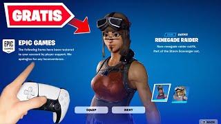 ¡GRATIS! Como CONSEGUIR la SKIN *RENEGADE RAIDER* GRATIS en FORTNITE! 