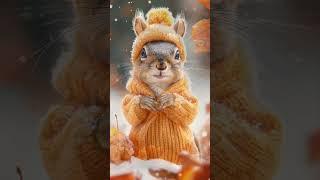 Have a good mood in the moody day! #squirrels #what if #cooltimes #enjoyingtime