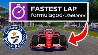 Can I Set A Sub One Minute Laptime WITHOUT CHEATING On F1 24?