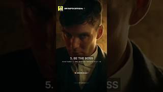 5 Rules Of Thomas Shelby | Inspirational quotes| Motivational quotes#shorts#omguptaofficial