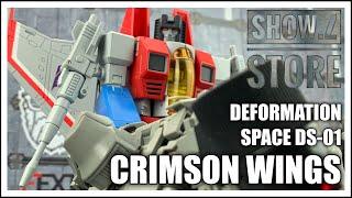 Deformation Space DS-01 Crimson Wings Transformers Masterpiece Starscream Review