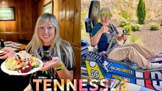 We Rode the USA’s FIRST Racing Mountain Coaster + Peddler's Steakhouse! Pigeon Forge & Gatlinburg