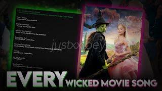 *EVERY* Wicked MOVIE Song Snippet SO FAR  (Wicked 2024)