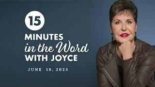 What About Me? | 15 Minutes in the Word with Joyce Meyer