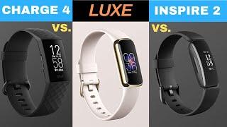 Fitbit Luxe Fitness Tracker (NEW) [What To Know!] VS. Fitbit Charge 4 VS. Fitbit Inspire 2