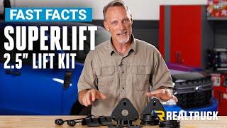 Superlift 2.5" Lift Kit Fast Facts on a 2022 Ford Maverick