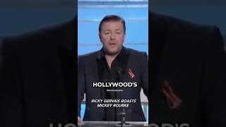 Ricky Gervais ROASTS Mickey Rourke