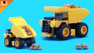 Lego Mining Dump Truck Mini Vehicle - Caterpillar 797F (Tutorial)