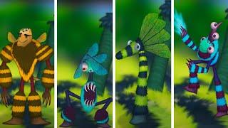 All Monsters Humbug Island (My Singing Monsters) by CheezeDibbles