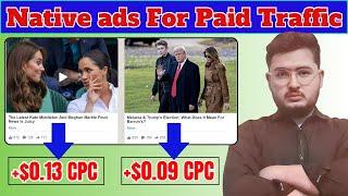 Native High CPC ads For Paid and Free Traffic | Best ad Network For Traffic Arbitrage