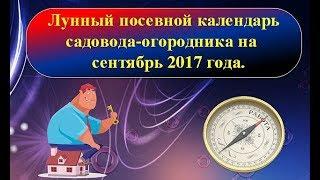 Лунный посевной календарь садовода и огородника на сентябрь 2017 года