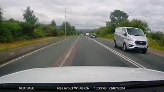 Nextbase car dashcam 1080p  car comes on my side of road 2024