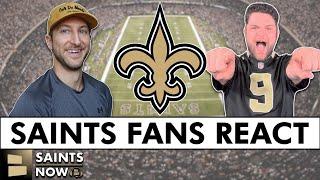 Saints Fans REACT To The Latest New Orleans Saints News & Rumors Ft. James Skrmetta