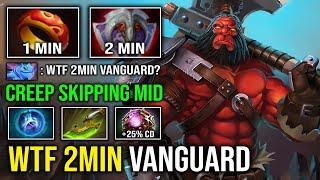 How to Creep Skipping Mid Axe with 2Min Vanguard Unkillable Pure Helix Spinning Dota 2