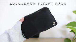 Travel belt bag | Flight Essentials, Airplane Comfort Kit, Lululemon belt bag