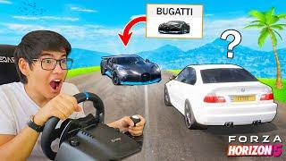 КӨРГЕН КӨЛІКТЕРДІ САТЫП АЛАМЫН!!! МАҒАН БУГАТТИ ТҮСТІ!!! FORZA HORIZON 5 + РУЛЬ