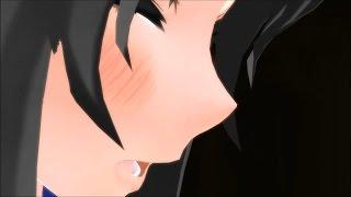 MMD YanSim "Yandere-chan Confesses Her Love To Senpai!" Yandere Simulator animated meme