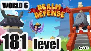 Realm Defense - World 6, level 181 Campaign Mode cleared, 3 stars