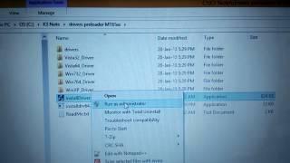 Installing Preloader USB VCOM Driver MT65xx