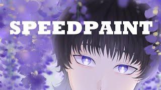 『SPEEDPAINT.』"Looking for you, in the wisteria garden."