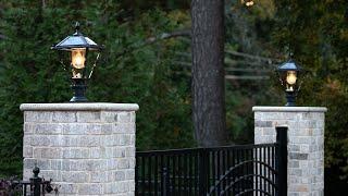 Spiral Frame Solar Post Light  | Solar Lights for Any Outdoor Setting