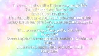 MLP Pony Life (Theme song) {Lyrics}