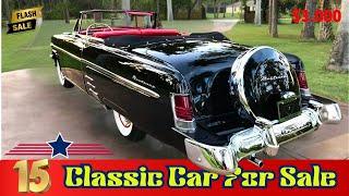 Why they are selling her classic cars so Cheap