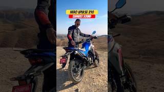 Hero Xpulse 210 Exhaust Sound REVEALED! | BikeWale #shorts
