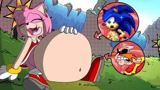 WAIT HUNGRY AMY!! SONIC & Dr. ROBOTNIK IS NOT FOOD!!! ( Sonic the Hedgehog Buffet )