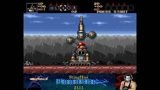 Contra: Hard Corps - Big Battle, No Damage/No Death (Sega Genesis, Walkthrough By StingHiei)