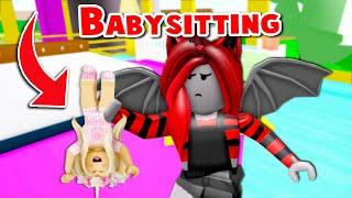 BABYSITTING Sanna For The DAY! (Brookhaven RP Roblox)