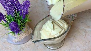 Delicious Mayonnaise Without Eggs and Without Milk! FOR MINUTES!