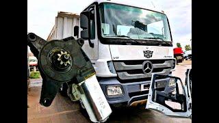 Actros Mercedes window motor teardown