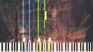 Deacons of The Deep - Piano/Organ & Violin [SHEET MUSIC] (Dark Souls 3) [synthesia]