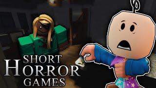 PROBAMOS 3 JUEGOS de HORROR CORTOS en ROBLOX!!