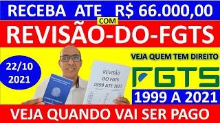 REVISÃO DO FGTS DE 1999 A 2021, VOCÊ TEM DIREITO E NÃO SABE, CORREÇÃO DO FGTS, FUNDO DE GARANTIA