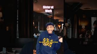 Lil bro has his sisters back…pt2 #comedy #viral