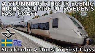 SWEDEN'S NEWEST HIGHSPEED TRAIN / SJ3000 FIRST CLASS REVIEW