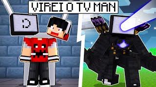 P3DRU virou o SUPER TV MAN no Minecraft por 24 HORAS!