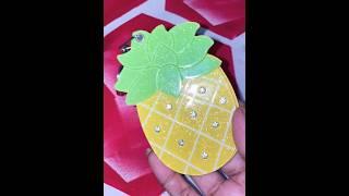 Pineapple  keychain#asmr #ytshorts #viral #interestingasmr #trending #mirrordesign