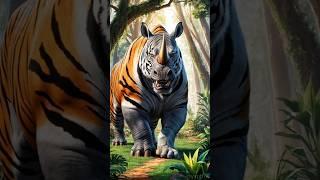 Rhino-Tiger Hybrid: The Ultimate Beast You’ve Never Imagined!