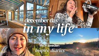 a little 𝐡𝐨𝐮𝐬𝐞 tour | fresh air winter walk | my thoughts | GRWM | day in my life in Sweden vlog