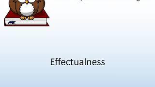 How to say Effectualness in English? - Pronunciation Owl