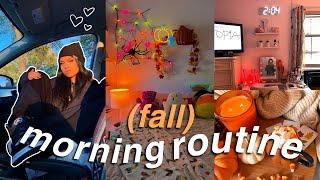 my REAL fall morning routine 2022 | realistic, cozy, productive, mindful