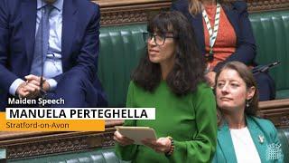 Manuela Perteghella Maiden Speech