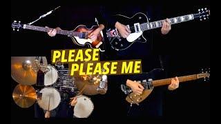 Please Please Me - Instrumental Cover - Guitars, Bass, Drums and Harmonica